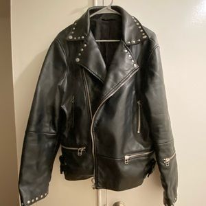Zara Mens Leather Jacket (faux leather)